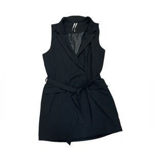 Anthropologie Black Wrap Dress